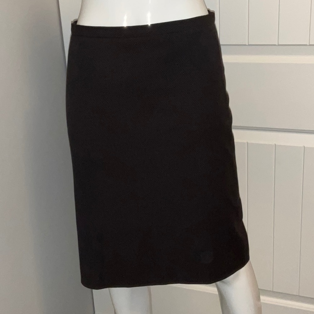 BCBGMaxAzria Women’s Wool Blend Chocolate Brown Textured Pencil Skirt Size 8